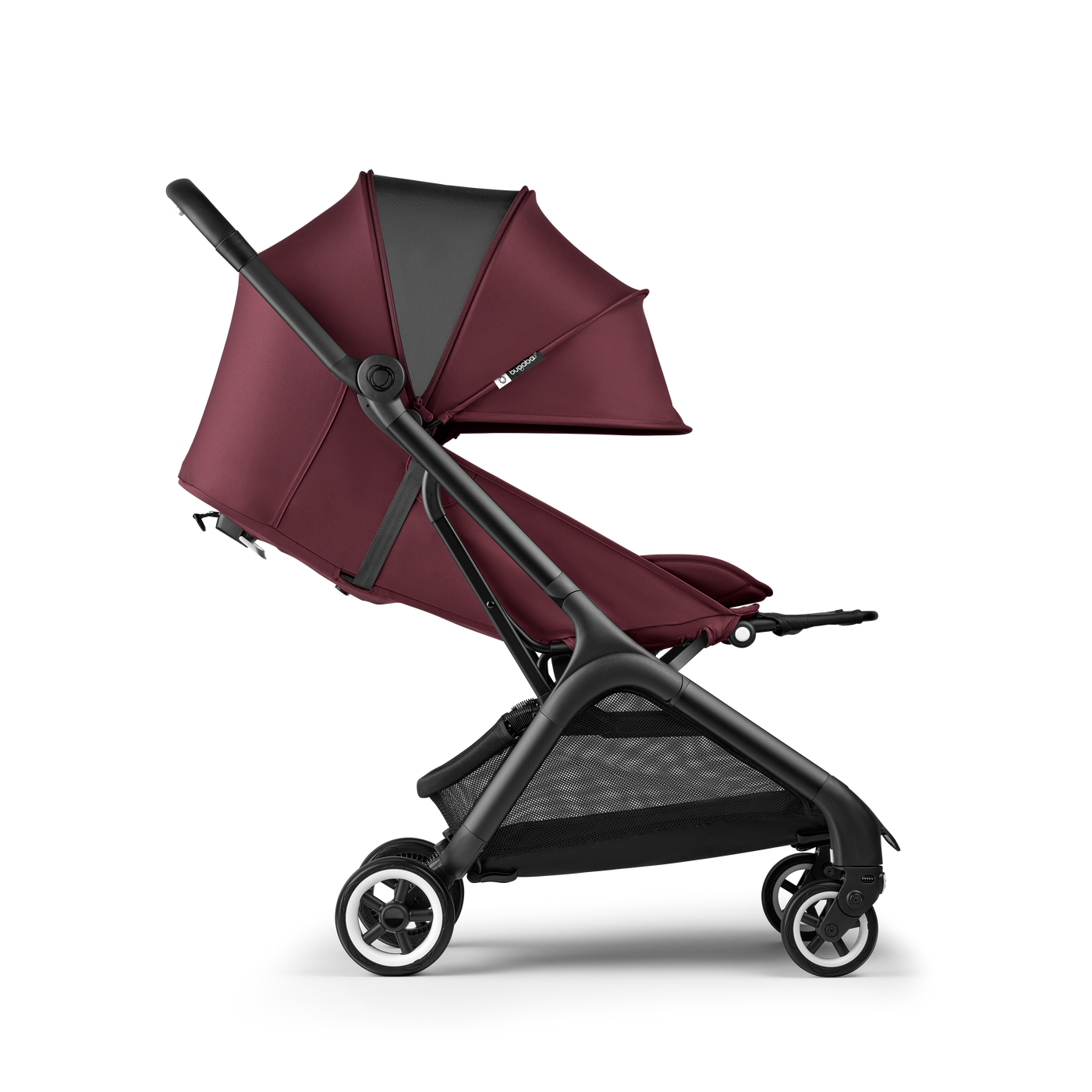 Bugaboo Butterfly Pushchair & Free Bumper Bar - Black/Dark Cherry