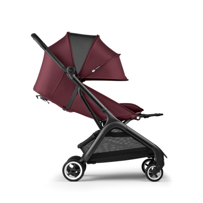 Bugaboo Butterfly Pushchair & Free Bumper Bar - Black/Dark Cherry