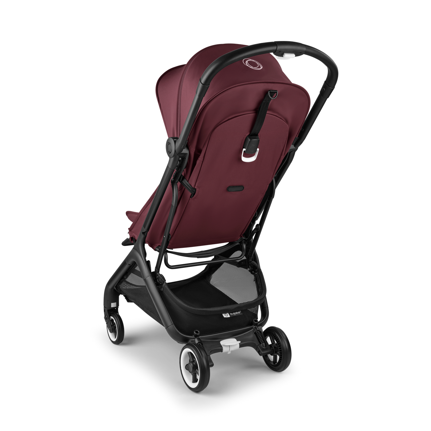 Bugaboo Butterfly Pushchair & Free Bumper Bar - Black/Dark Cherry