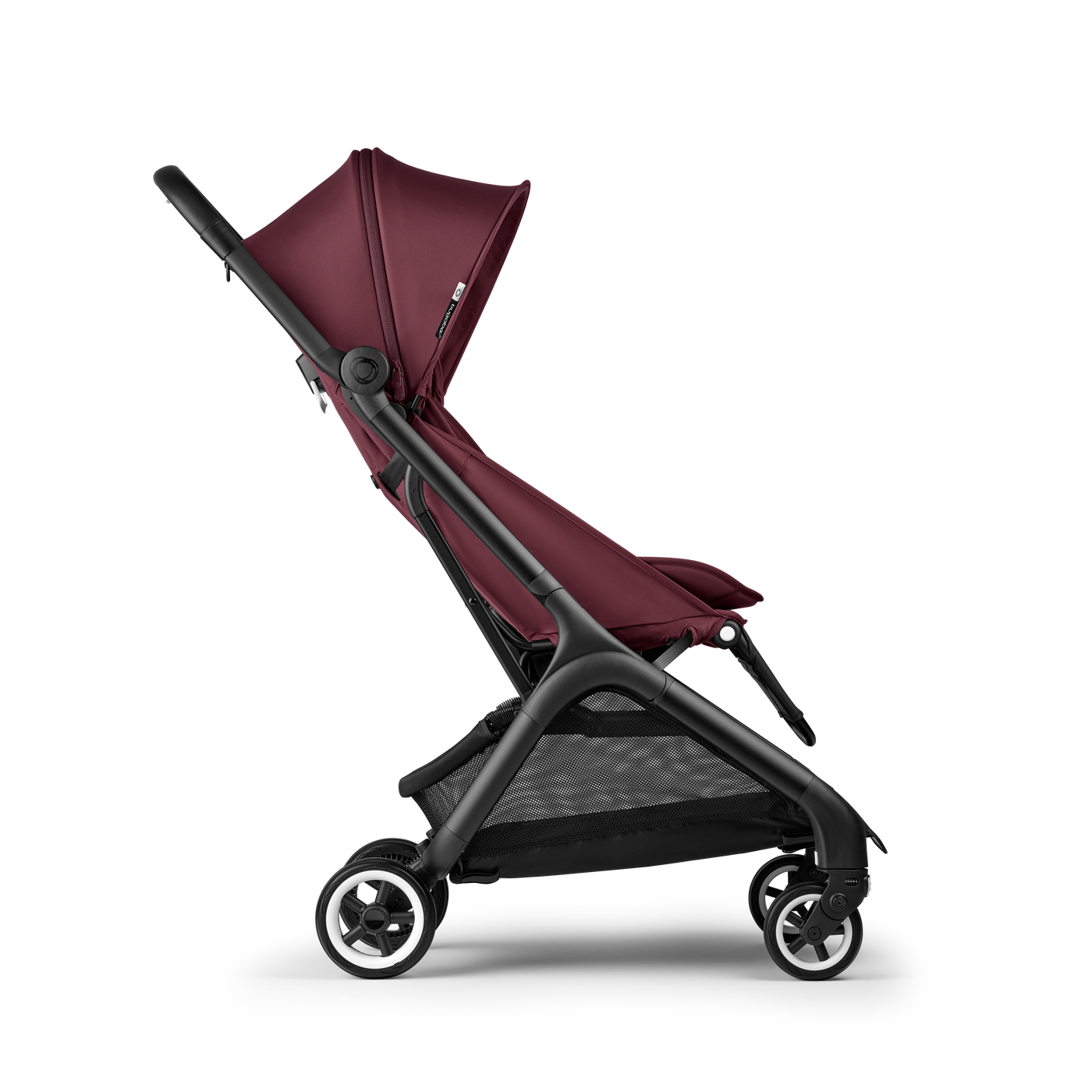 Bugaboo Butterfly Pushchair & Free Bumper Bar - Black/Dark Cherry