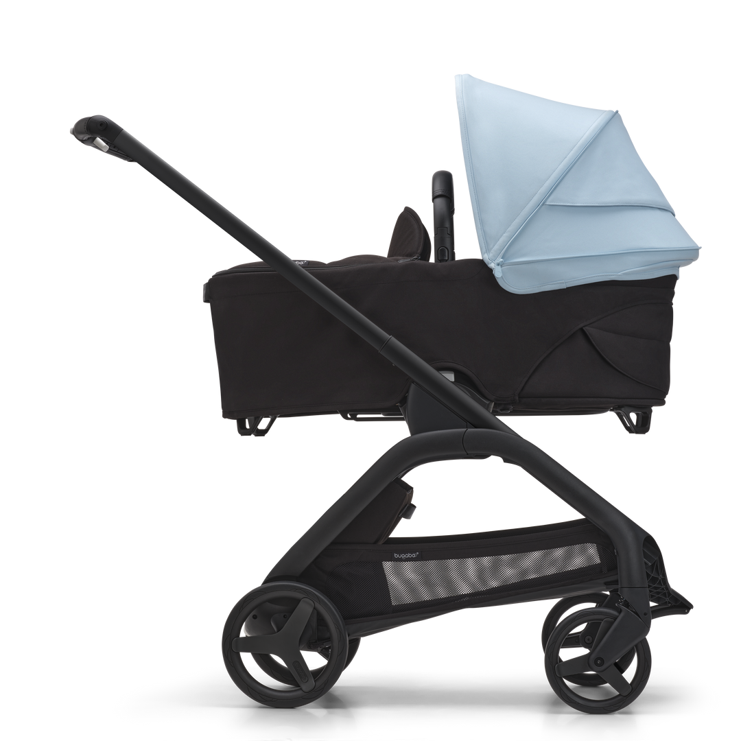 Bugaboo Dragonfly Complete Bundle & Free Bugaboo Giraffe Baby Rocker - Black/Skyline Blue