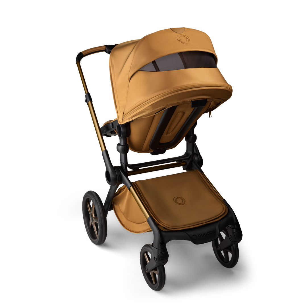 Bugaboo Fox 5 Complete Noir Limited Editon Cloud T Travel Sytem Bundle - Amber Glow