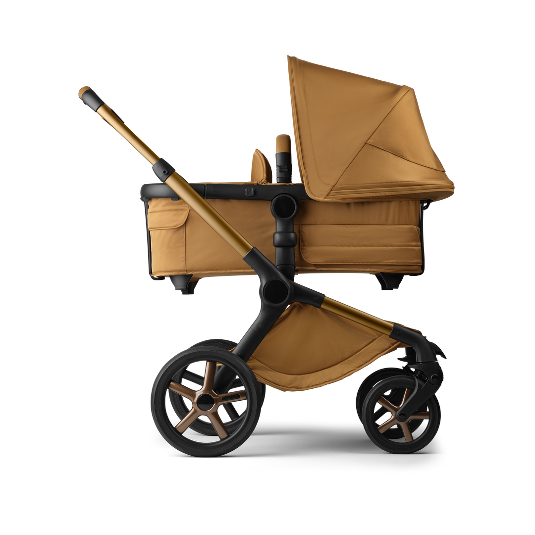 Bugaboo Fox 5 Complete Noir Limited Editon Cloud T Travel Sytem Bundle - Amber Glow