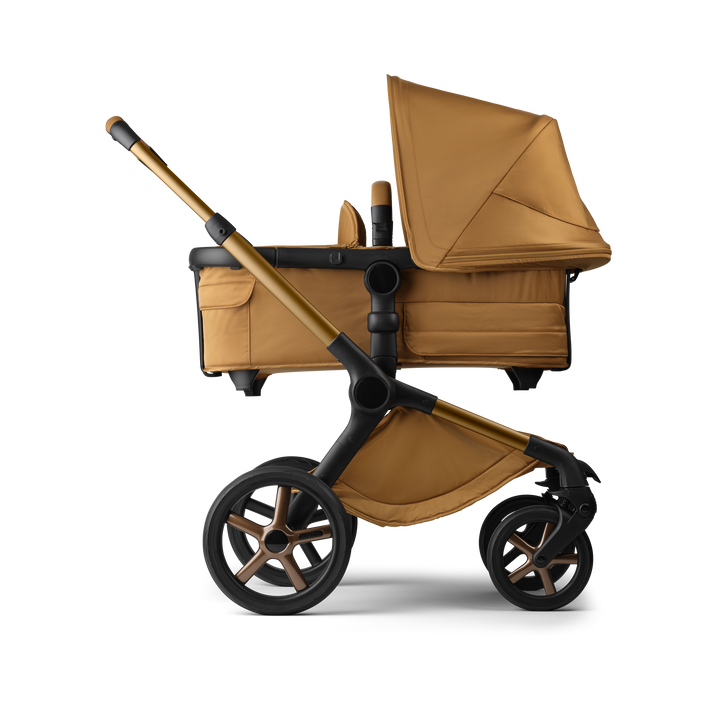 Bugaboo Fox 5 Complete Noir Limited Editon Cloud T Travel Sytem Bundle - Amber Glow