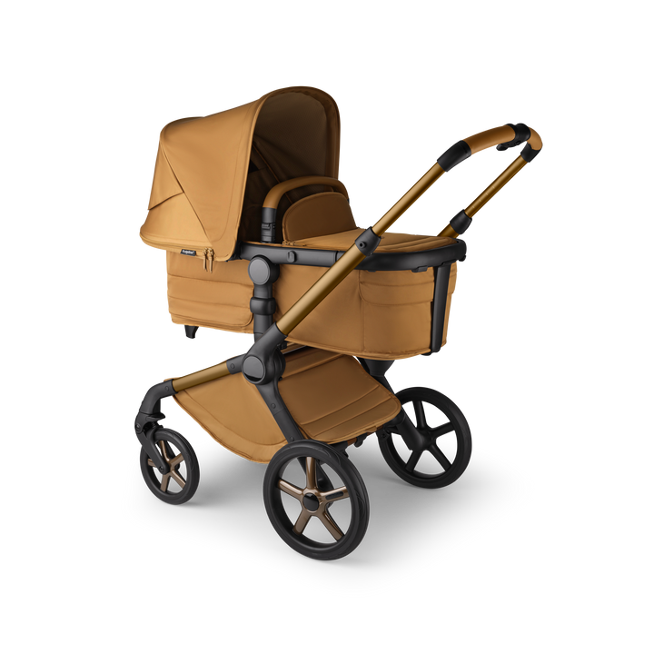 Bugaboo Fox 5 Complete Noir Limited Editon Cloud T Travel Sytem Bundle - Amber Glow
