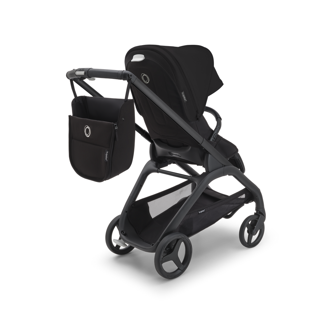 Bugaboo Dragonfly Pushchair & Free Bugaboo Giraffe Baby Rocker - Black/Midnight Black