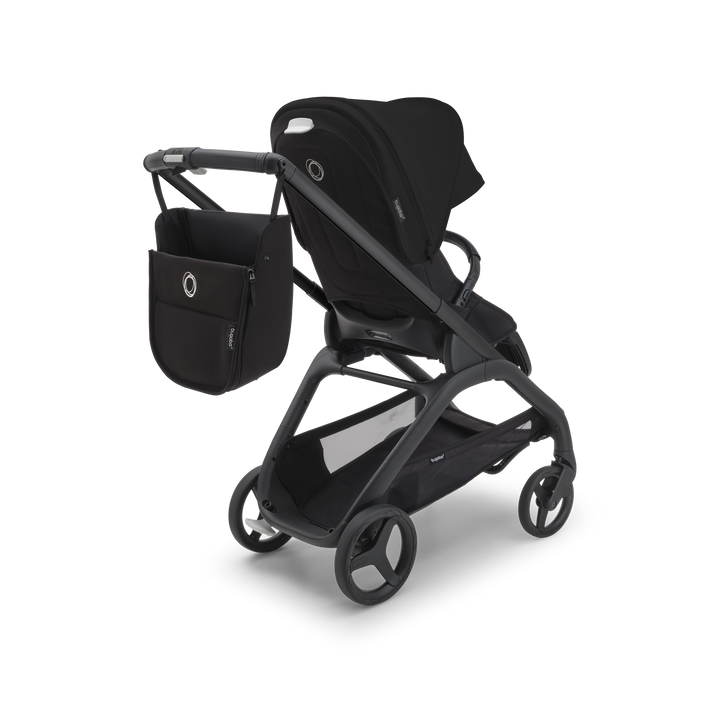 Bugaboo Dragonfly Pushchair & Free Bugaboo Giraffe Baby Rocker - Black/Midnight Black