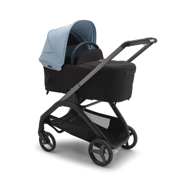 Bugaboo Dragonfly Complete Bundle & Free Bugaboo Giraffe Baby Rocker - Black/Skyline Blue