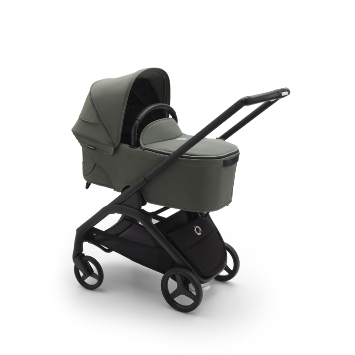 Bugaboo Dragonfly Complete Bundle & Free Bugaboo Giraffe Baby Rocker - Black/Forest Green