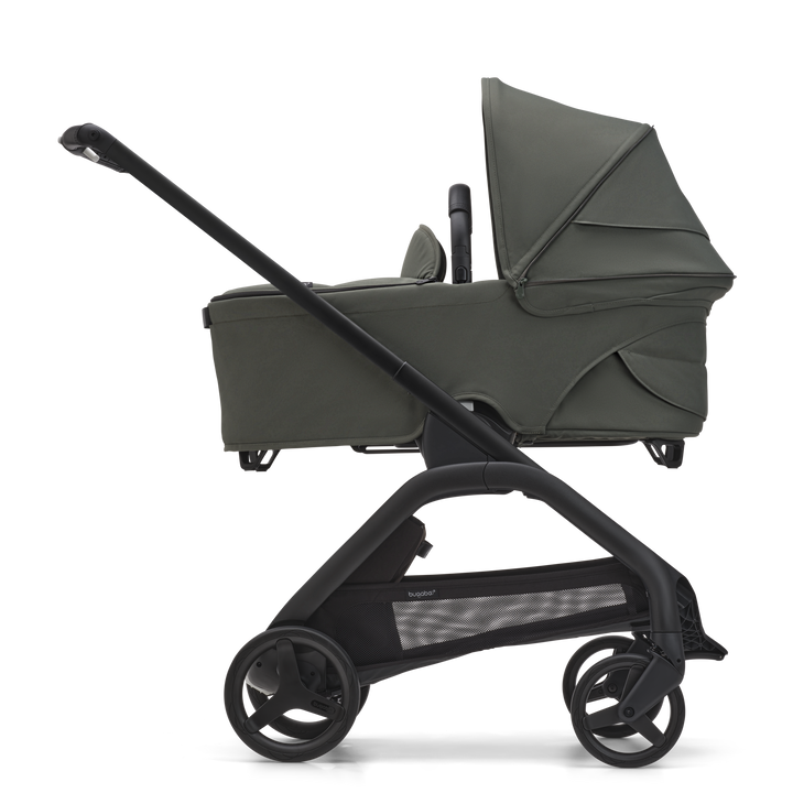 Bugaboo Dragonfly Complete Bundle & Free Bugaboo Giraffe Baby Rocker - Black/Forest Green