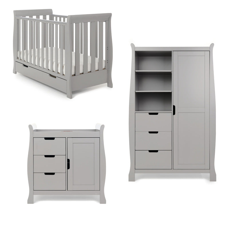 OBaby Stamford Mini 3 Piece Set - Warm Grey