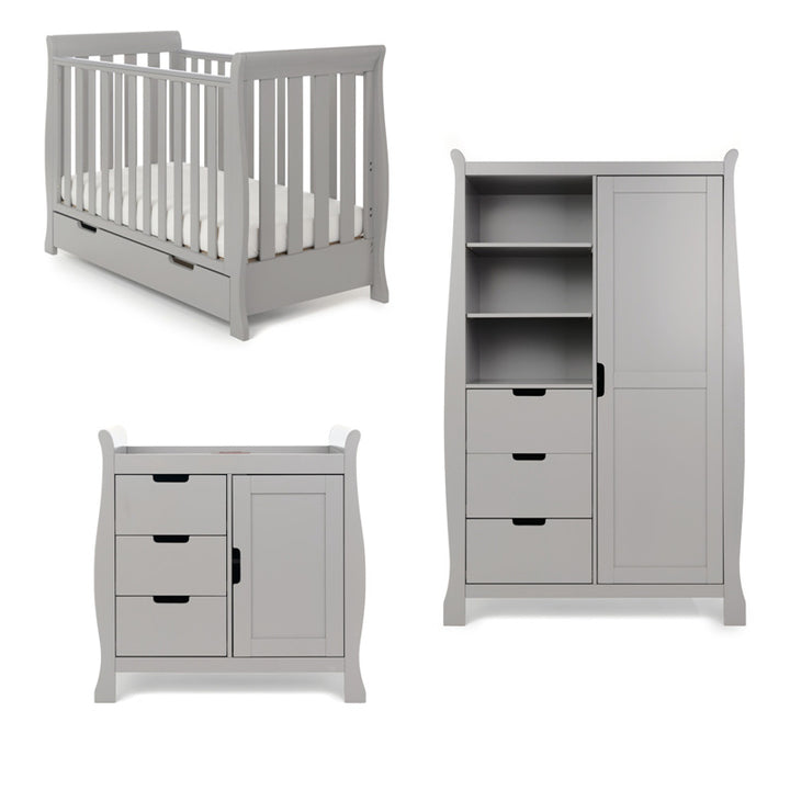 OBaby Stamford Mini 3 Piece Set - Warm Grey