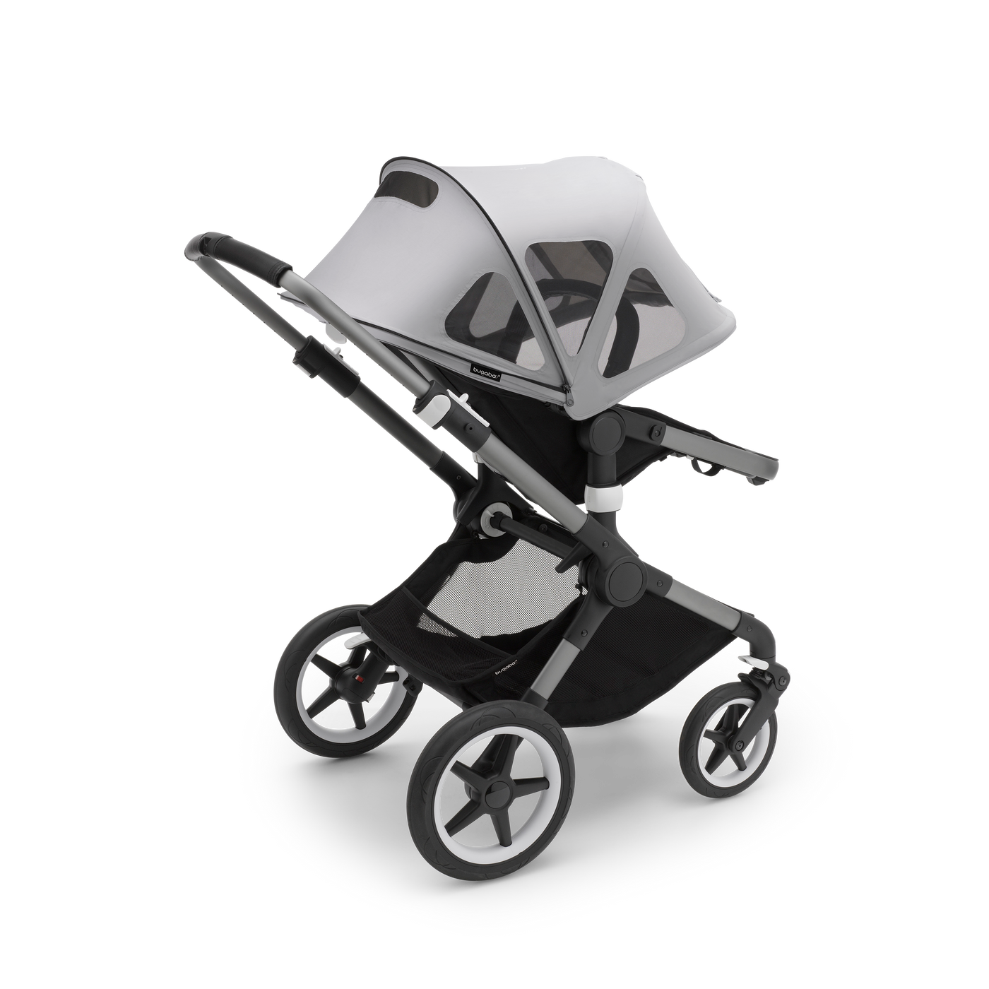 Bugaboo Fox Cameleon 3 Lynx Breezy Sun Canopy Misty Grey Baby Nest