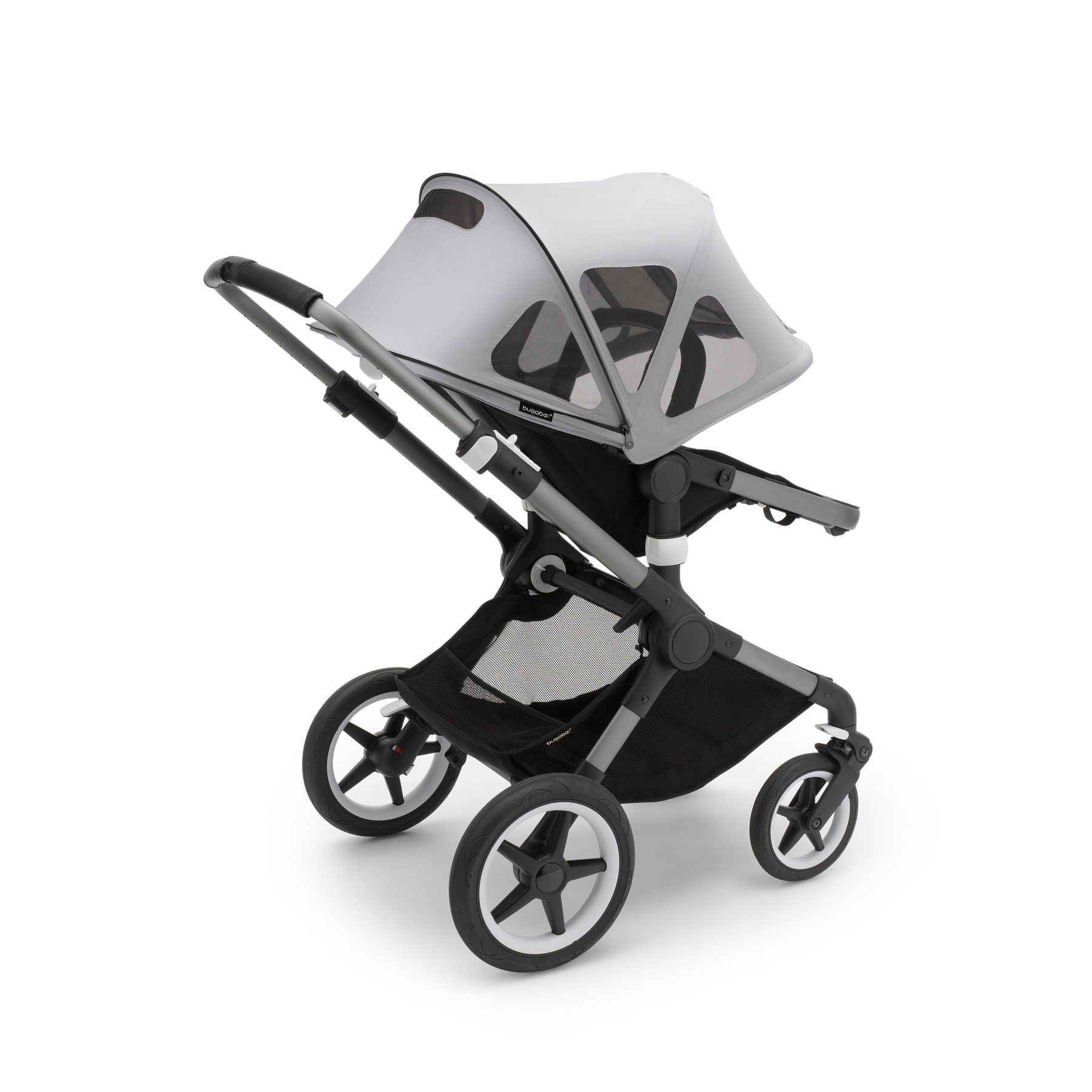 Bugaboo Fox Cameleon 3 Lynx Breezy Sun Canopy Misty Grey Baby Nest