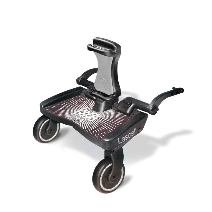 Lascal Buggy Board MAXI Plus with Grey Saddle- Black