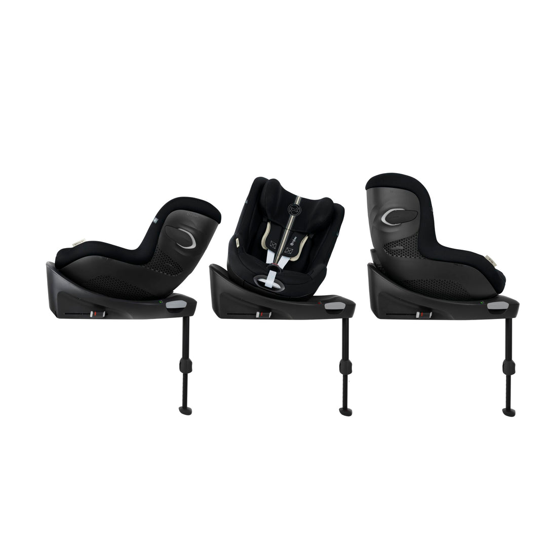 CYBEX Sirona Gi i-Size PLUS 360° Rotating ISOFIX Toddler Car Seat - Moon Black