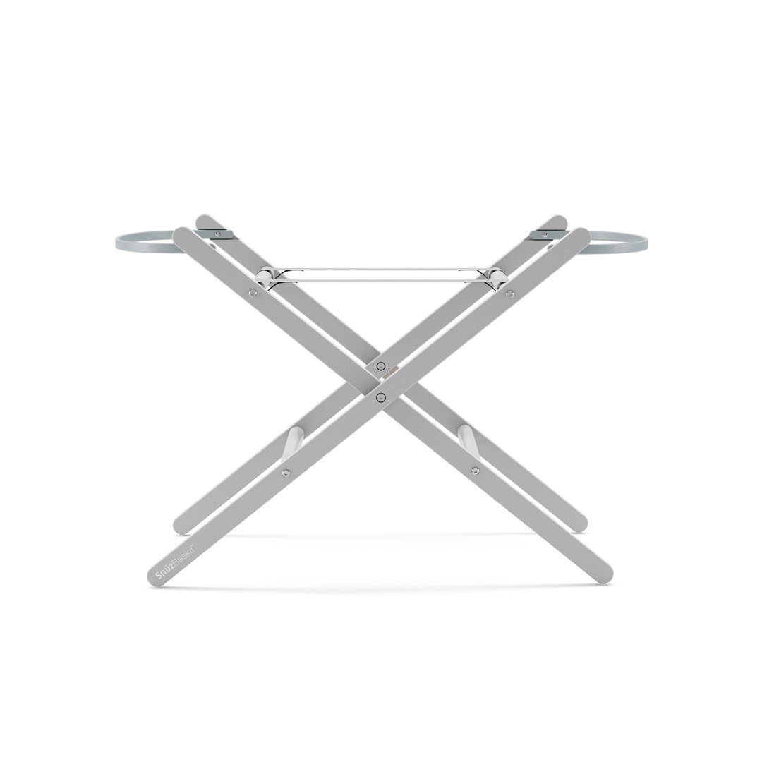 SnuzBaskit Light Grey Moses Basket & Dove Grey Stand Set