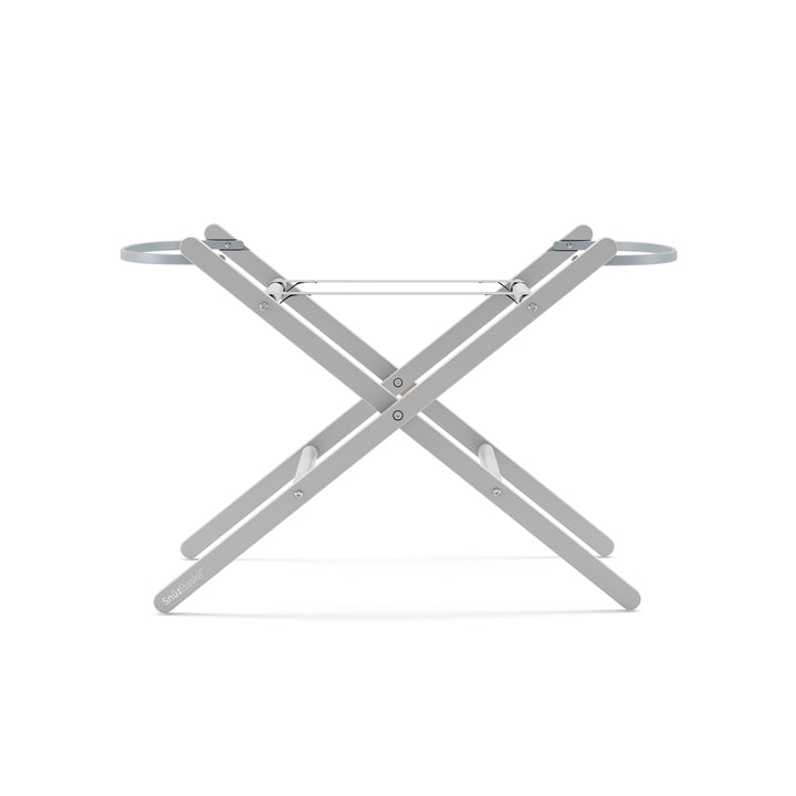 SnuzBaskit Light Grey Moses Basket & Dove Grey Stand Set