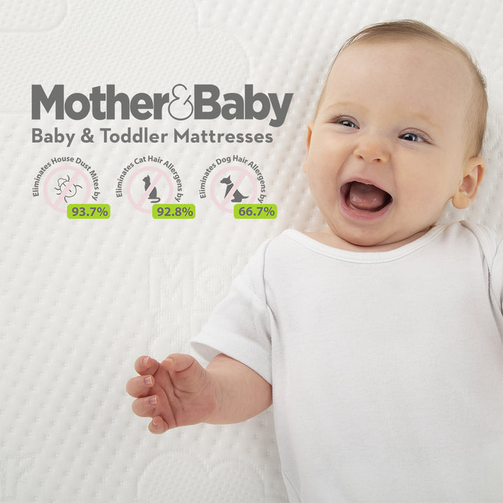 Mother&Baby Rose Gold Anti Allergy Sprung Cot Bed Mattress