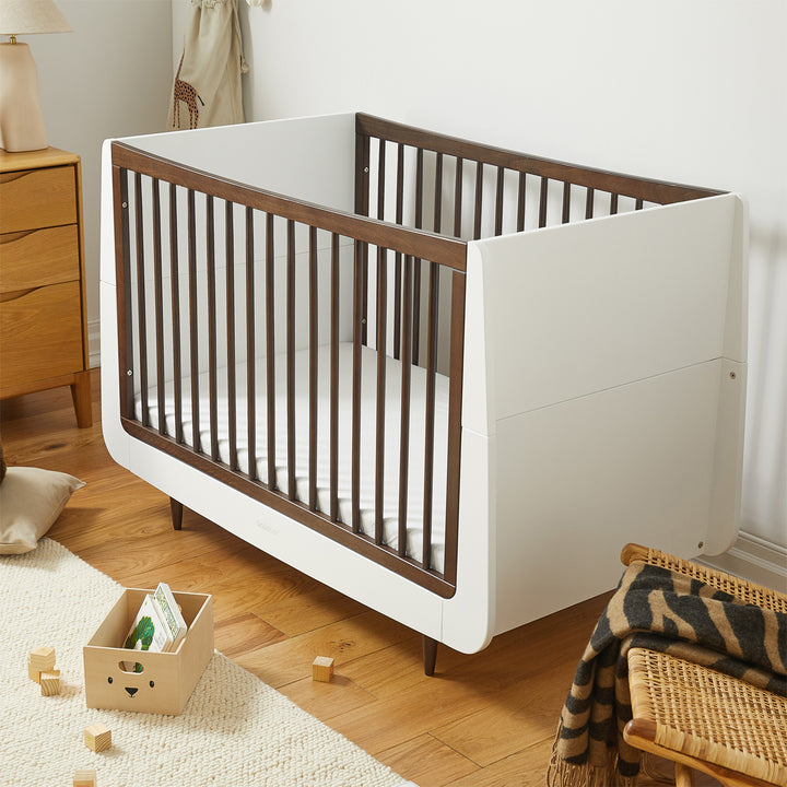 SnuzKot Skandi - The Natural Edit - 2 Piece Nursery Furniture Set - Ebony