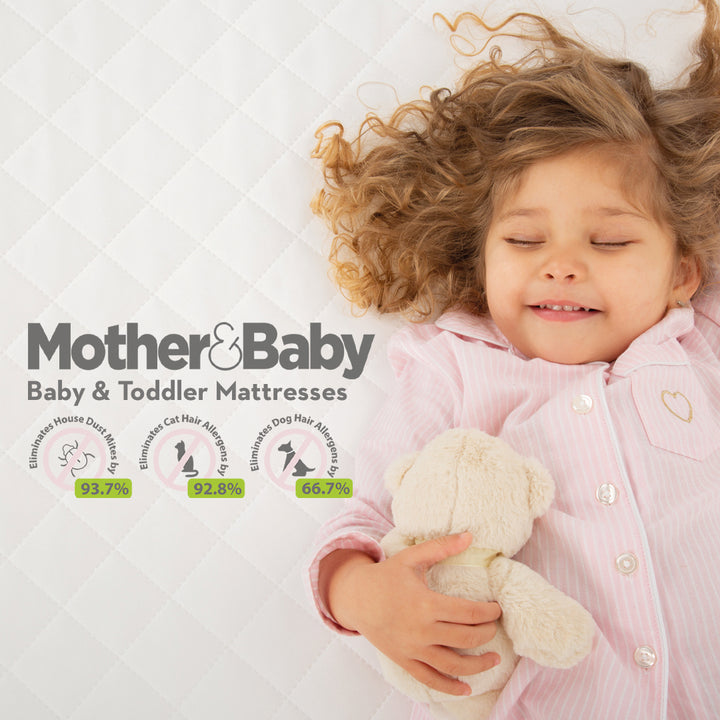 Mother&Baby Rose Gold Anti Allergy Sprung Cot Bed Mattress