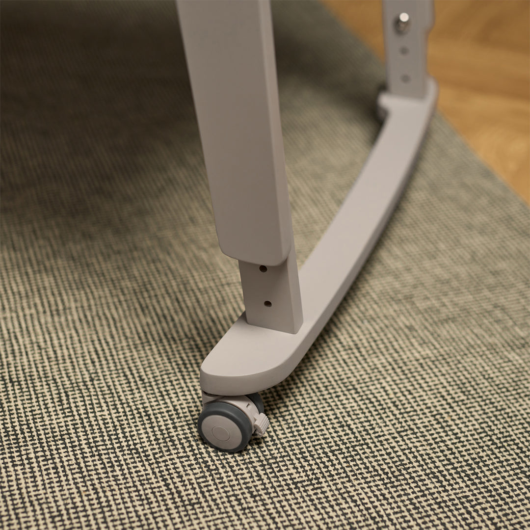 SnuzPod Studio Bedside Crib with mattress - Oslo Grey