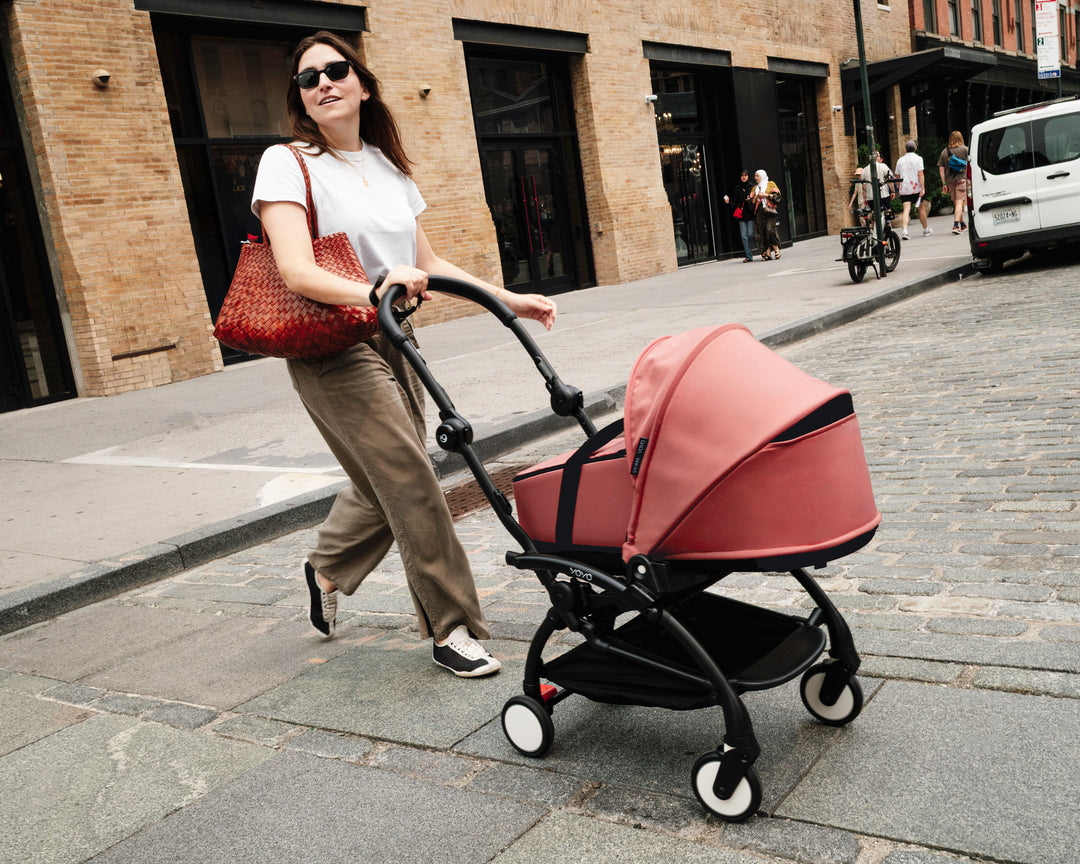 Stokke® YOYO 5 Bassinet & 6+ Stroller - Berry
