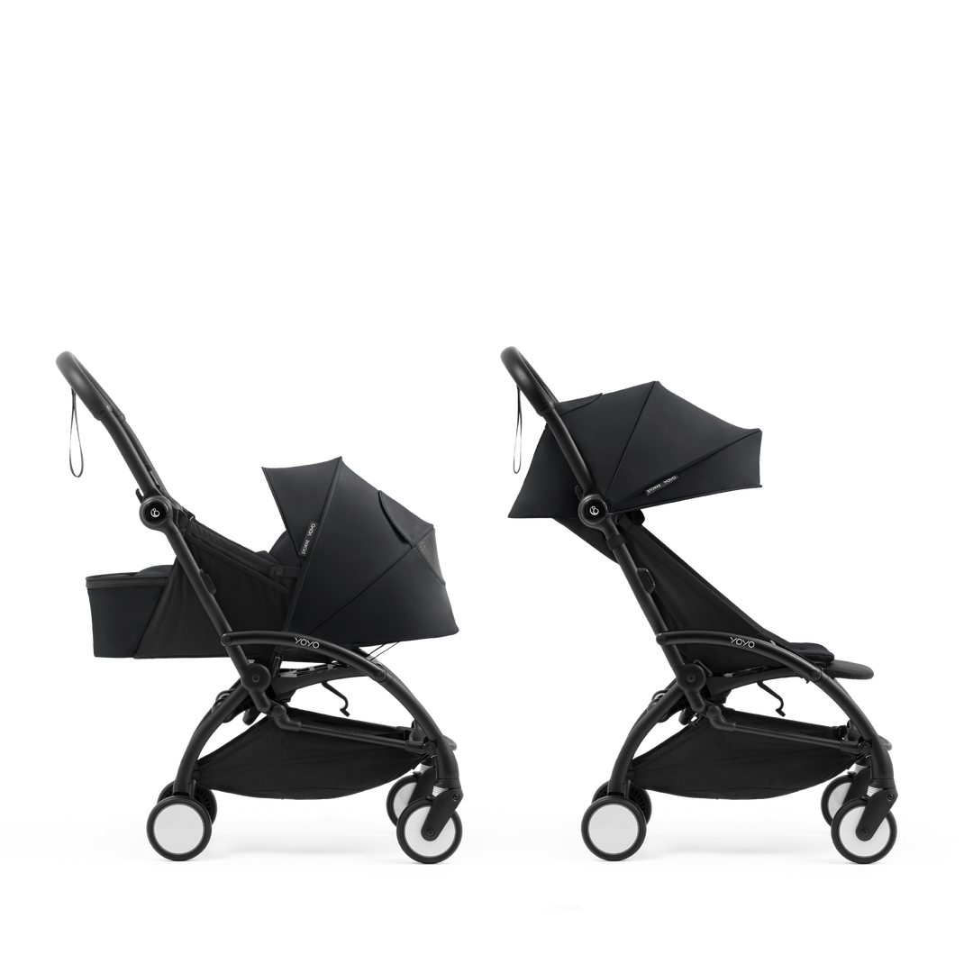 Stokke® YOYO 5 Newborn Pack & 6+ Stroller - Black