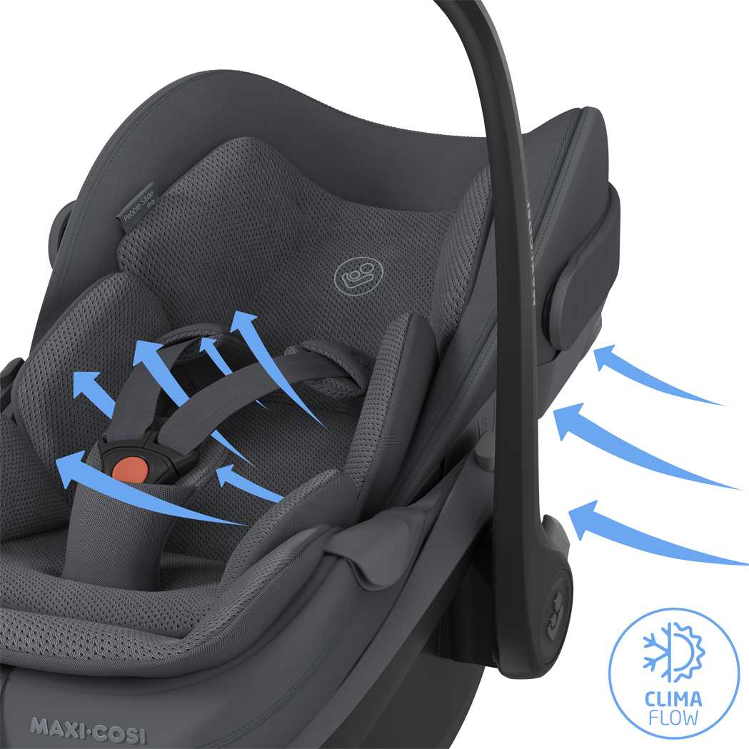 Maxi-Cosi Pebble Slide Pro & Familyfix Slide Pro - Moon Graphite