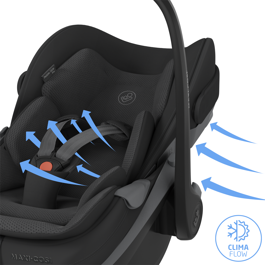 Maxi-Cosi Pebble Slide Pro & Familyfix Slide Pro - Onyx Black