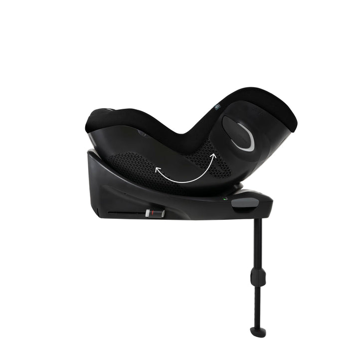 CYBEX Sirona Gi i-Size PLUS 360° Rotating ISOFIX Toddler Car Seat - Moon Black