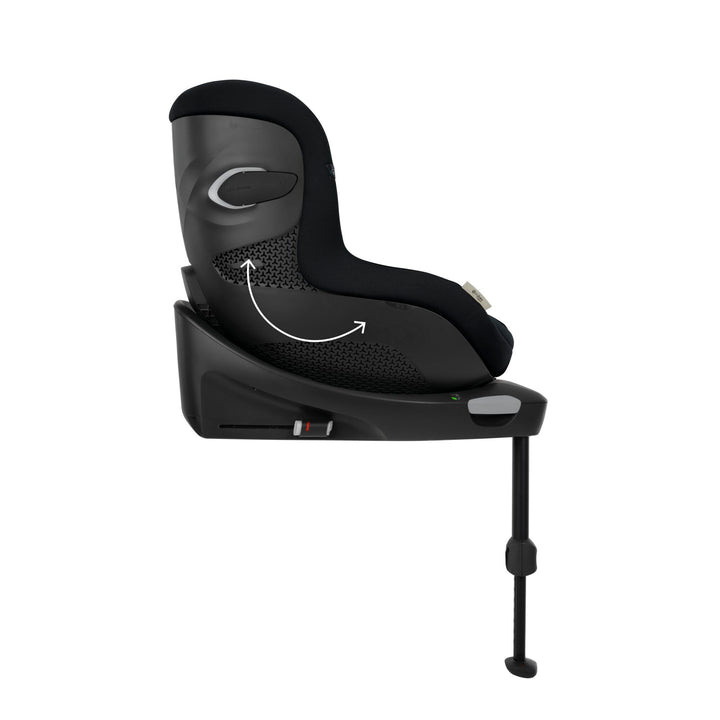 CYBEX Sirona Gi i-Size PLUS 360° Rotating ISOFIX Toddler Car Seat - Moon Black