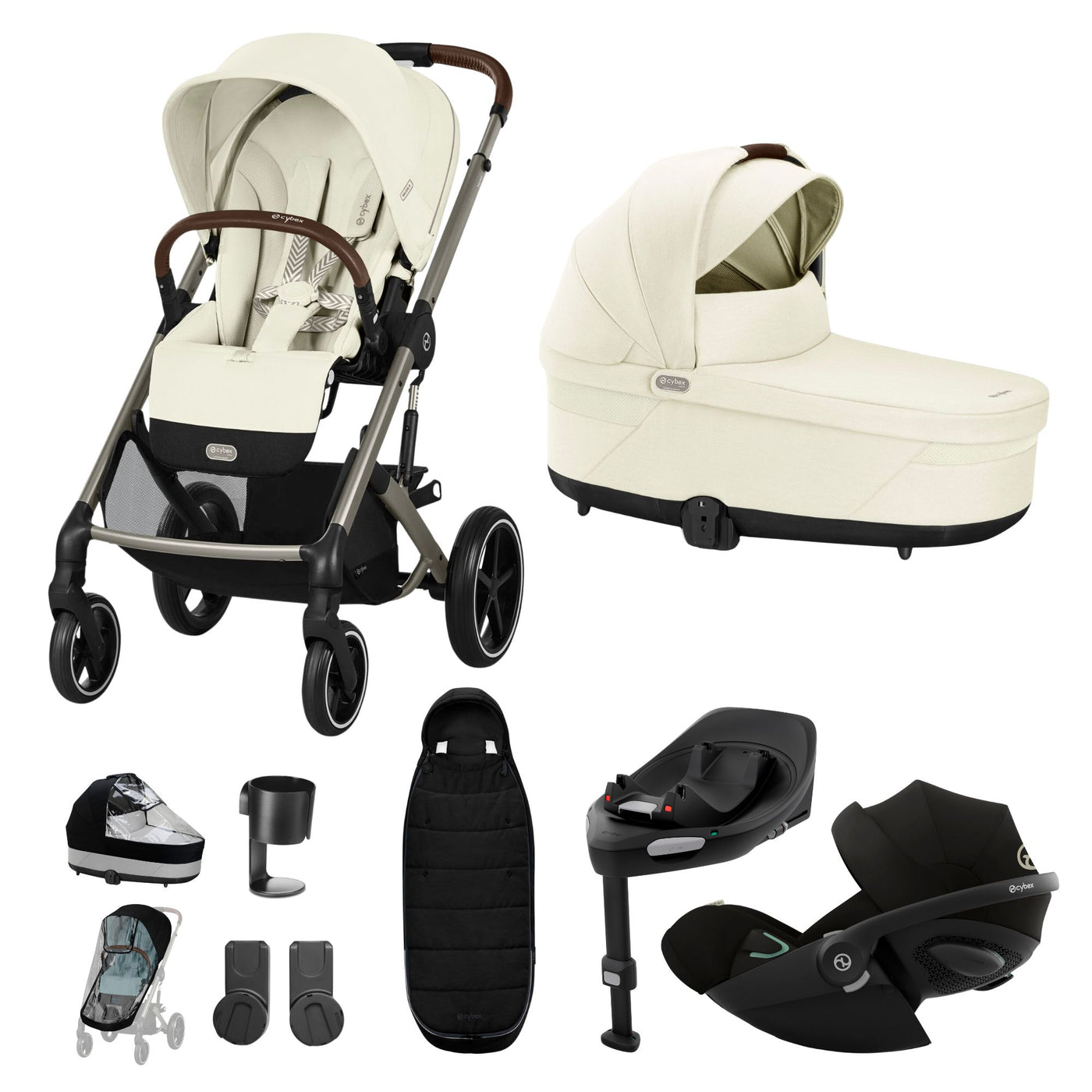 Cybex Balios S Lux Cloud G Bundle - Seashell Beige