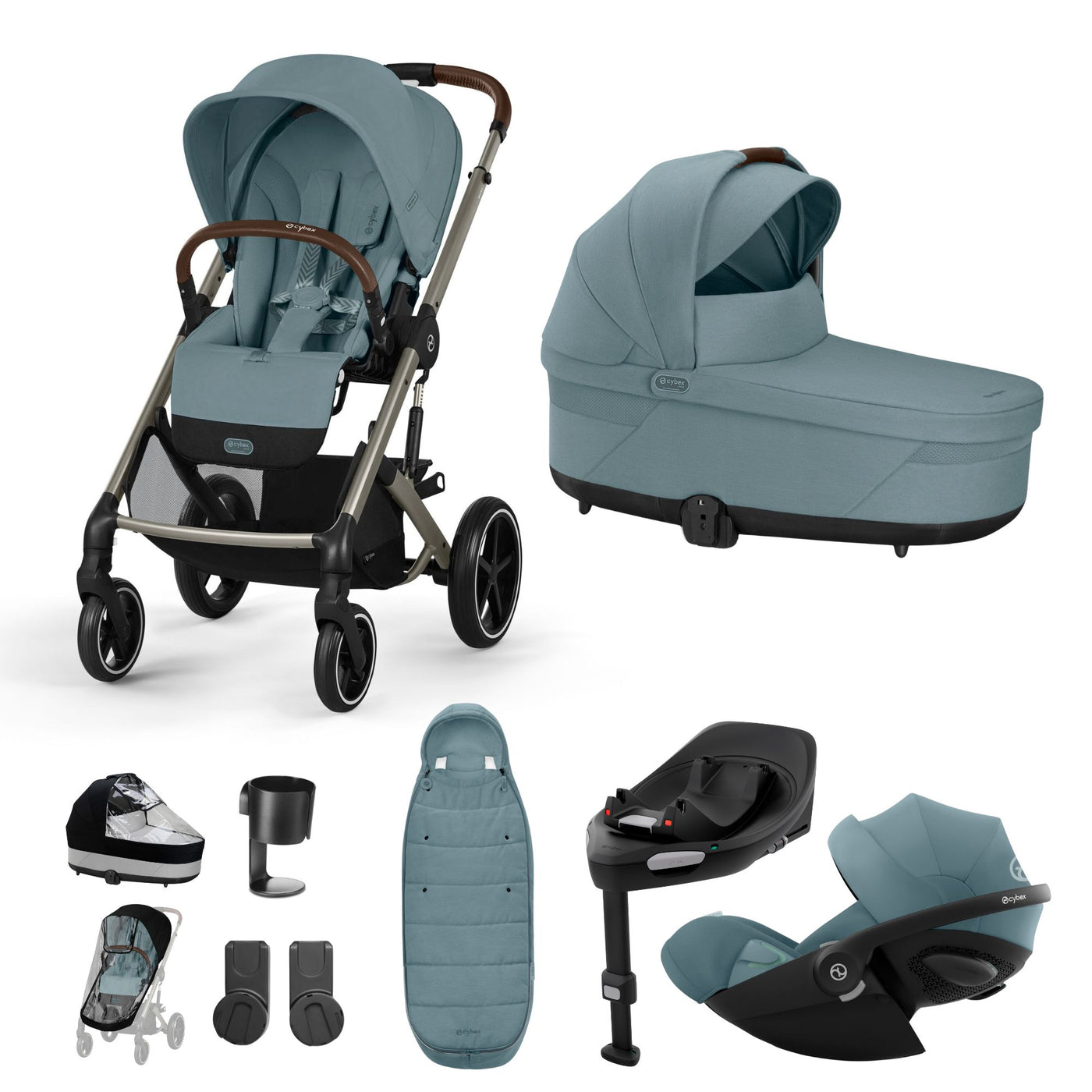 Cybex Balios S Lux Cloud G Plus Bundle - Stormy Blue