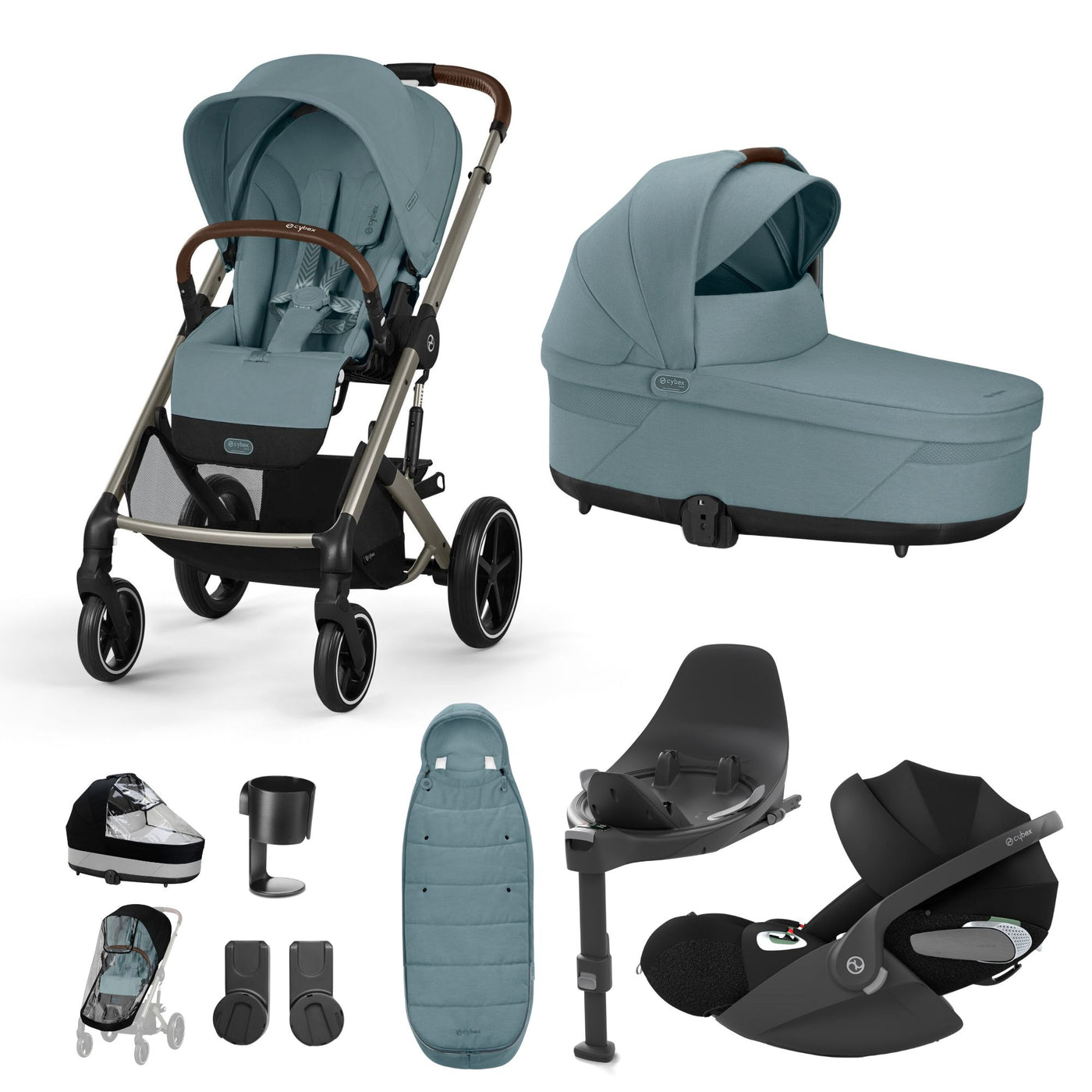 Cybex Balios S Lux Cloud T Bundle - Stormy Blue