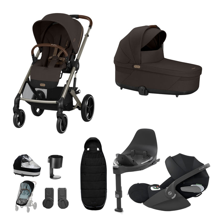 Cybex Balios S Lux Cloud T Plus Bundle - Chocolate Brown