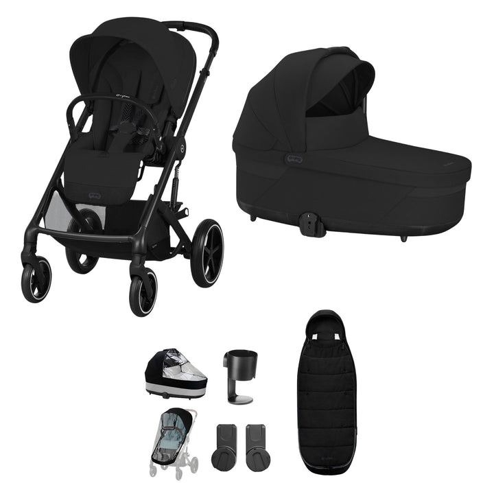 Cybex Balios S Lux Essential Bundle - Moon Black
