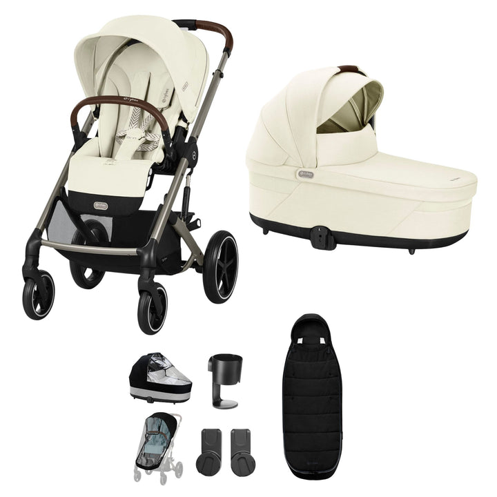 Cybex Balios S Lux Essential Bundle - Seashell Beige