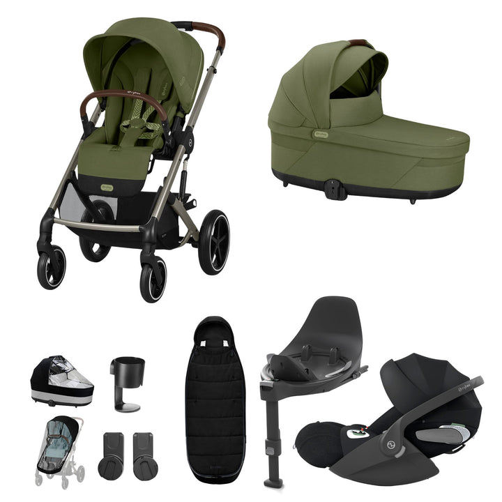 Cybex Balios S Lux Cloud T Plus Bundle - Moss Green