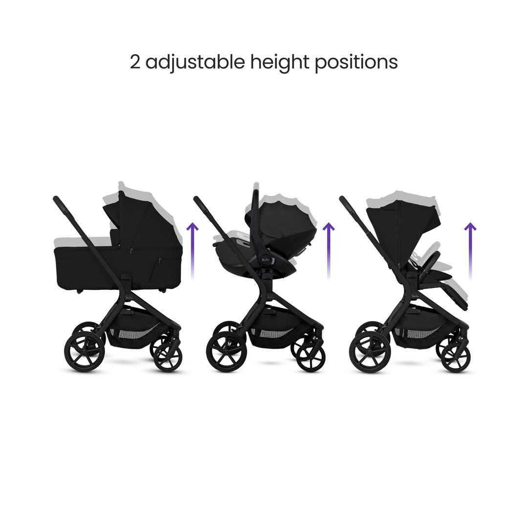 Silver Cross Breez Ultimate Family 360 Car Seat Bundle - Onyx