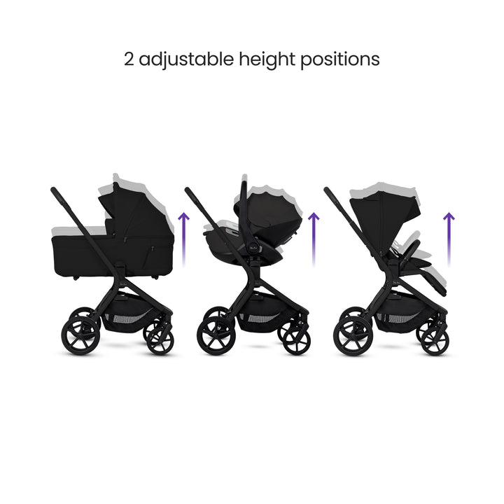 Silver Cross Breez Ultimate Family 360 Car Seat Bundle - Onyx