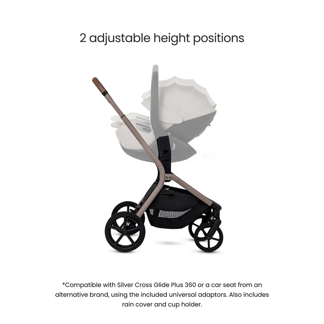 Silver Cross Breez Cybex Cloud S Bundle - Champagne
