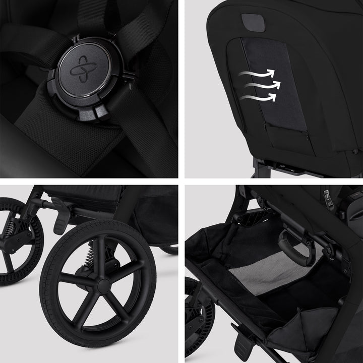 Silver Cross Breez Cybex Cloud S Bundle - Onyx