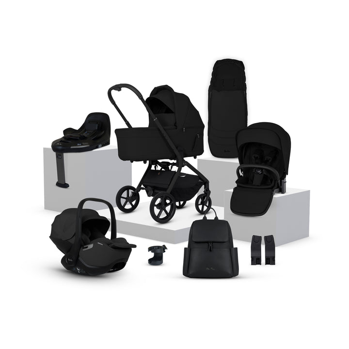Silver Cross Breez Ultimate 360 Car Seat Bundle - Onyx