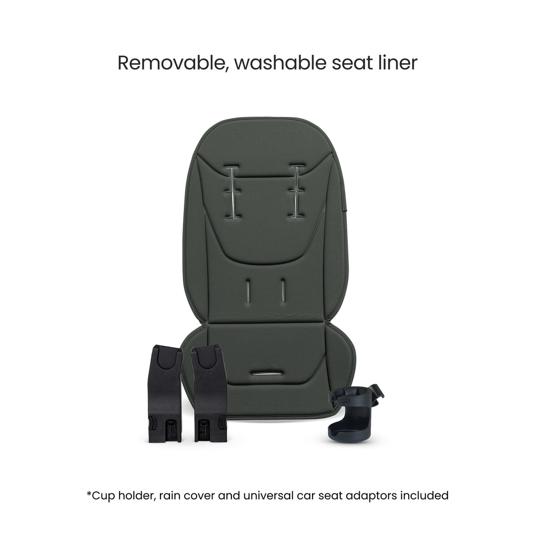 Silver Cross Breez Ultimate 360 Car Seat Bundle - Pewter