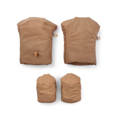 Bugaboo X Stella McCartney Mittens - Tobacco Brown
