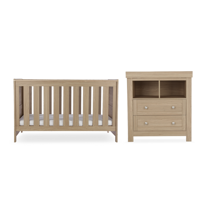 CuddleCo Burford 2 Pce Set - Oak