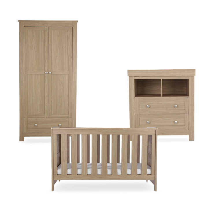 CuddleCo Burford 3 Pce Set - Oak