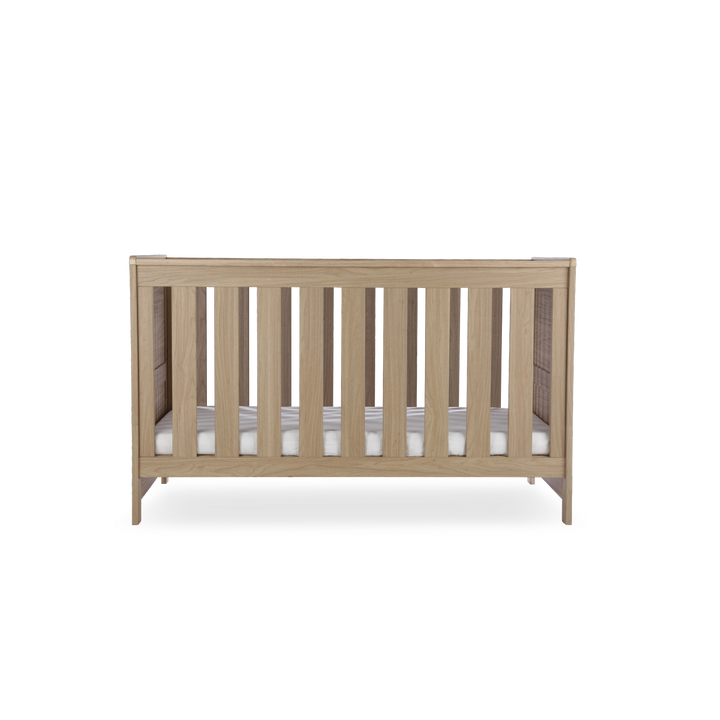 CuddleCo Burford Cot Bed - Oak