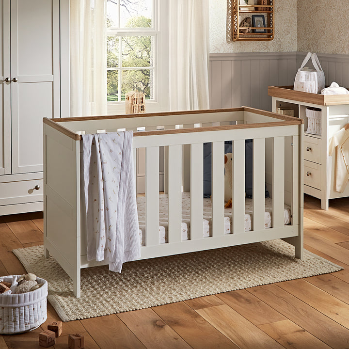 CuddleCo Burford 3 Pce Set - White & Oak